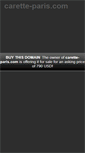 Mobile Screenshot of carette-paris.com
