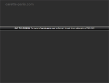 Tablet Screenshot of carette-paris.com